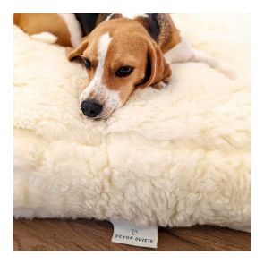 Handcrafted Luxury Wool Fleece Pet Bed from Devon Duvets.