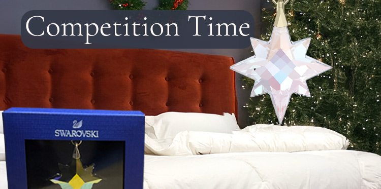 Christmas competition star duvets handmade in Devon.