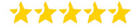 Feefo five star review from our customers.