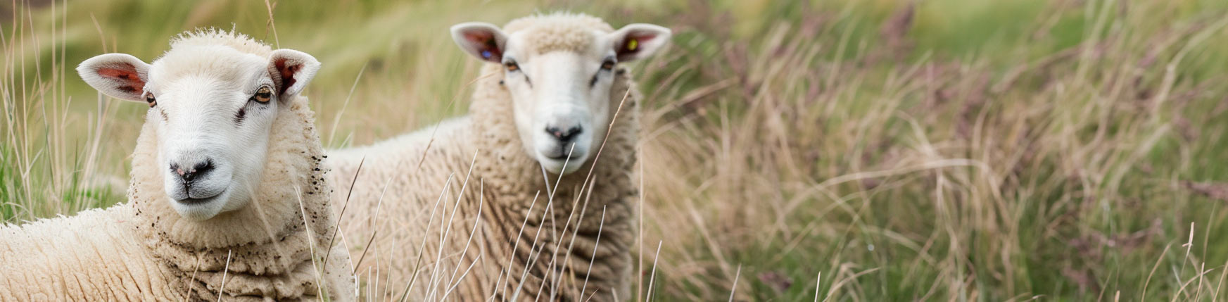 A beautiful British landscape with sheep grazing on natural vegetation, supporting biodiversity and rural communities.