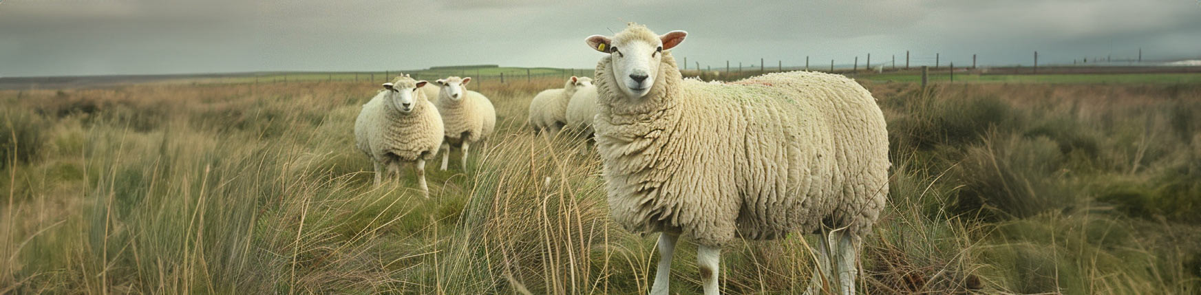 Sheep grazing on a small family farm in the hills, playing a crucial role in the agricultural industry and environment.