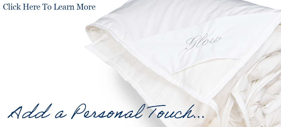 Personalised duvets embodied message handcrafted with care.